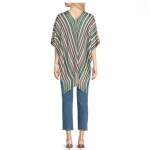 Missoni Chevron poncho cover up